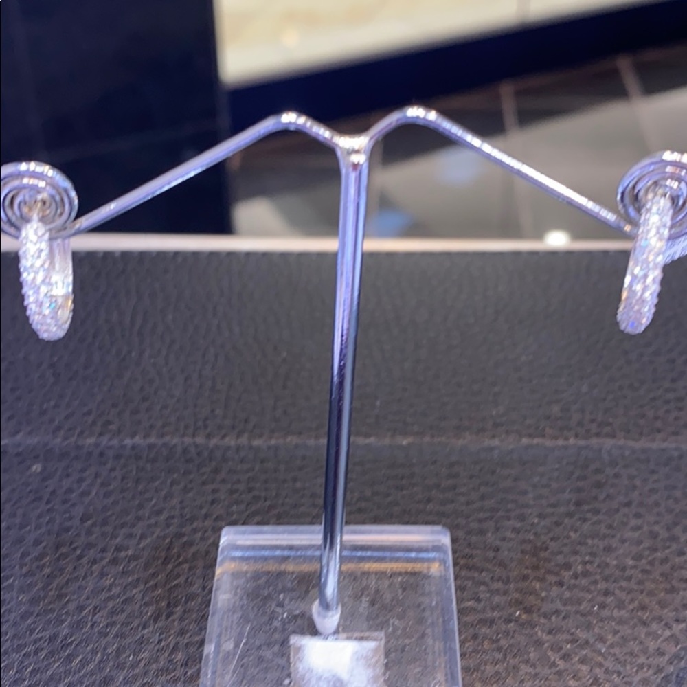 Sterling silver hoops